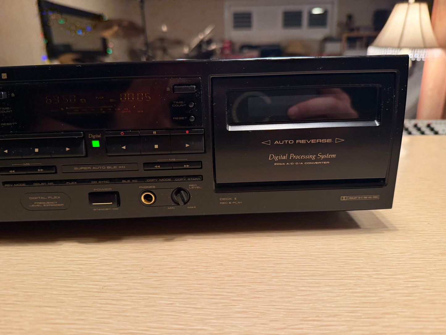 Pioneer CT-W616DR High End Dual Cassette Deck Tested Sounds Great Digital Proc