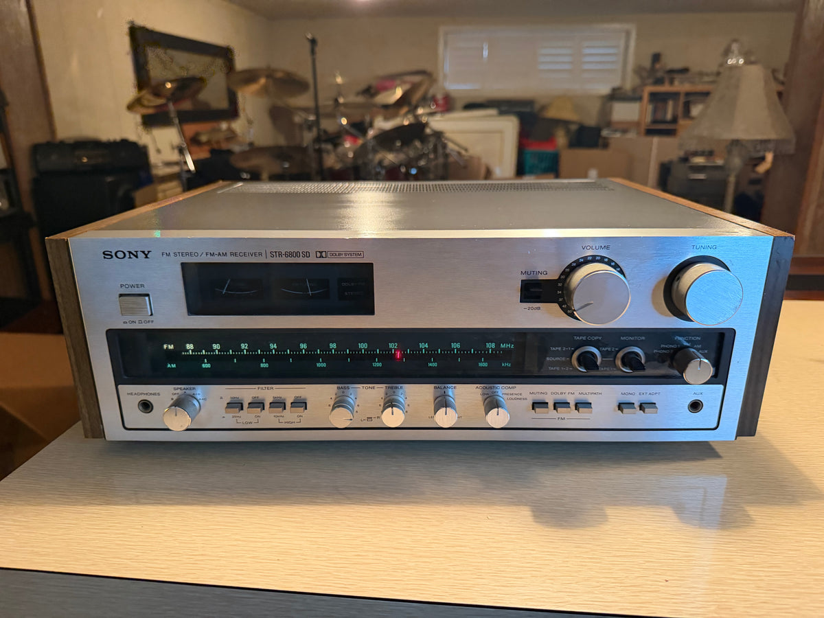 SONY STR-6800SD Hi-Fi Stereo RECEIVER Amplifier True 80WPC Beast Serviced Rare🔥