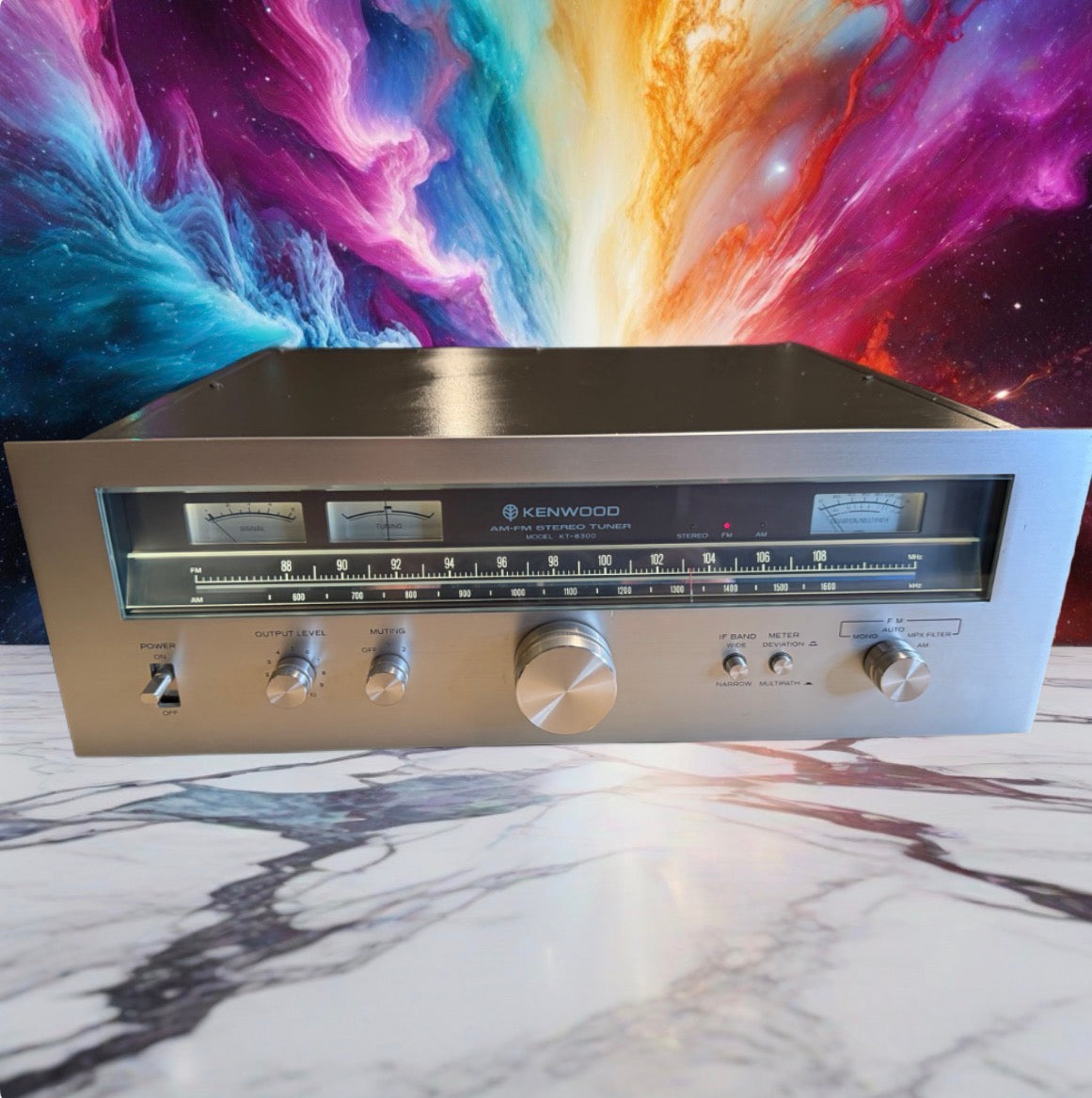 KENWOOD KT-8300 AM/FM Stereo Tuner Tested FULL FRESH SERVICE V RARE BEAUTY🎶🔥