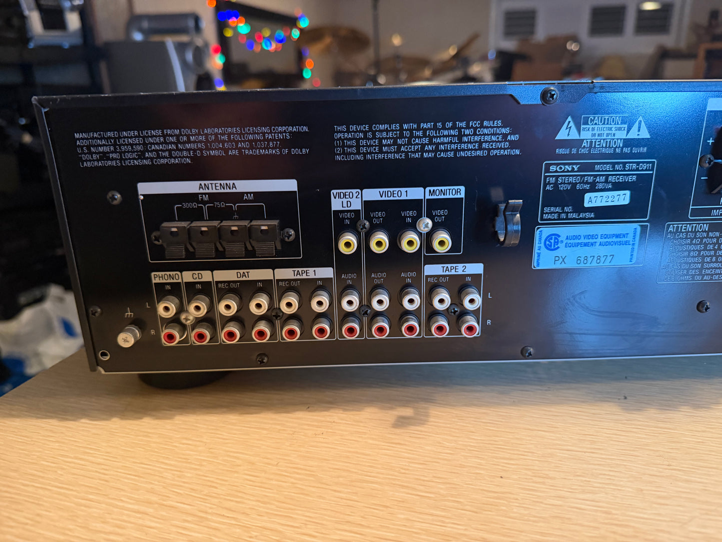 Serviced Sony STR-D911 Digital 100 WPC Audio/Video Control REMOTE BUNDLE Beast🔥