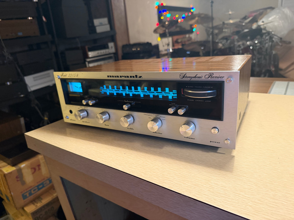 Marantz 2215B Stereo Receiver, New LED's, Fresh Pro Service Near Mint Beauty🎶🔥