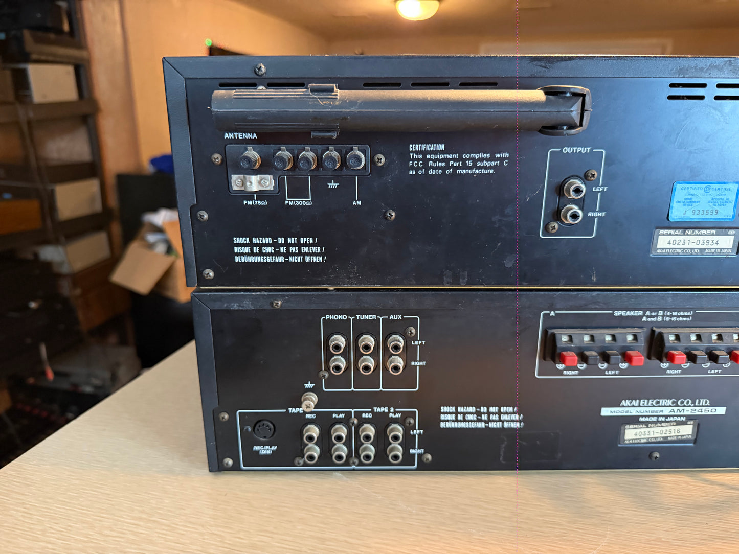AKAI - AM-2450 Amplifier & AT-2450 Fully Serviced And Fully Operational Beauty🔥