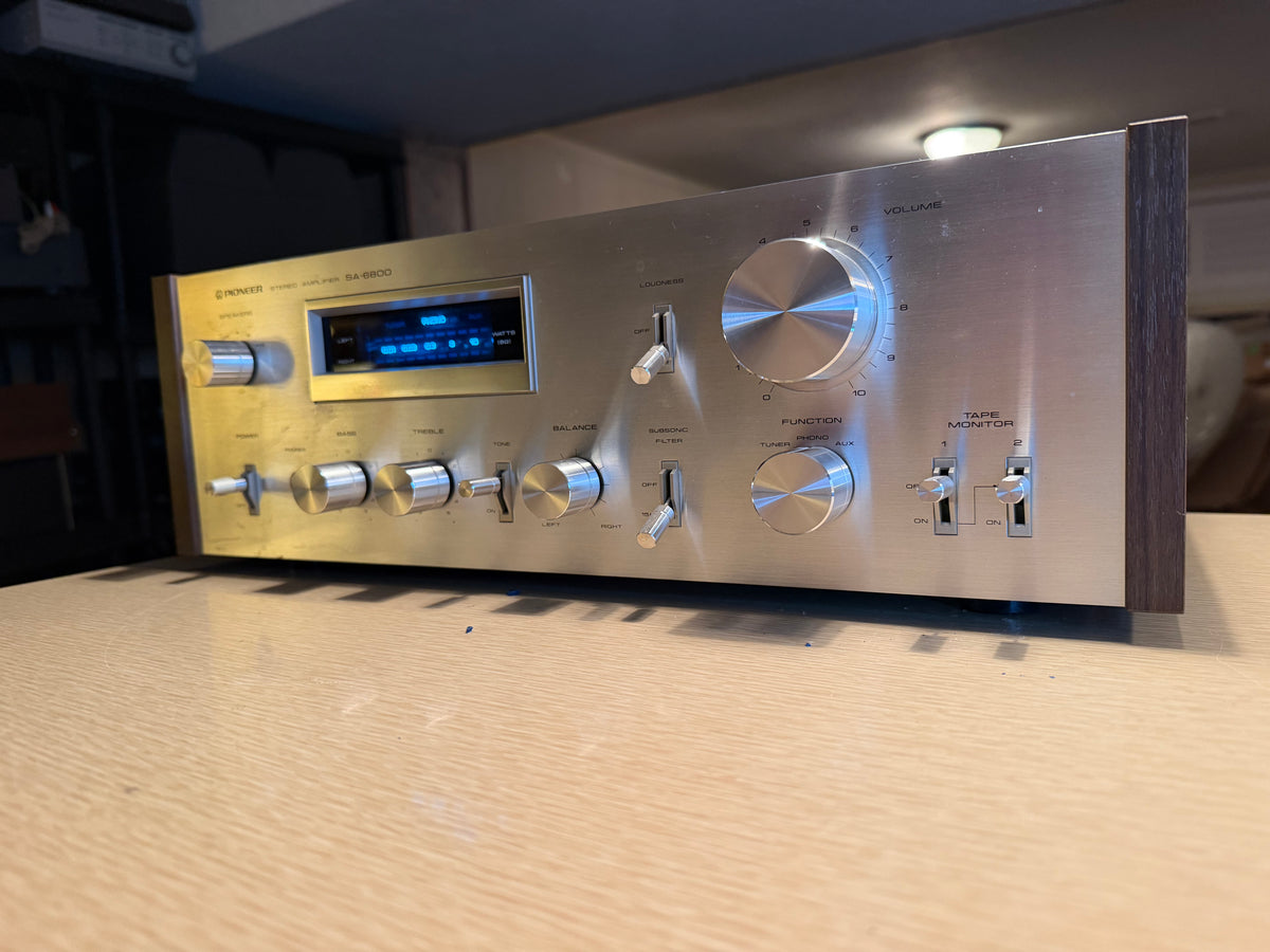 Pioneer SA-6800 Stereo Amplifier Vintage Beauty Japan Fresh Service Rare 🎶🔥