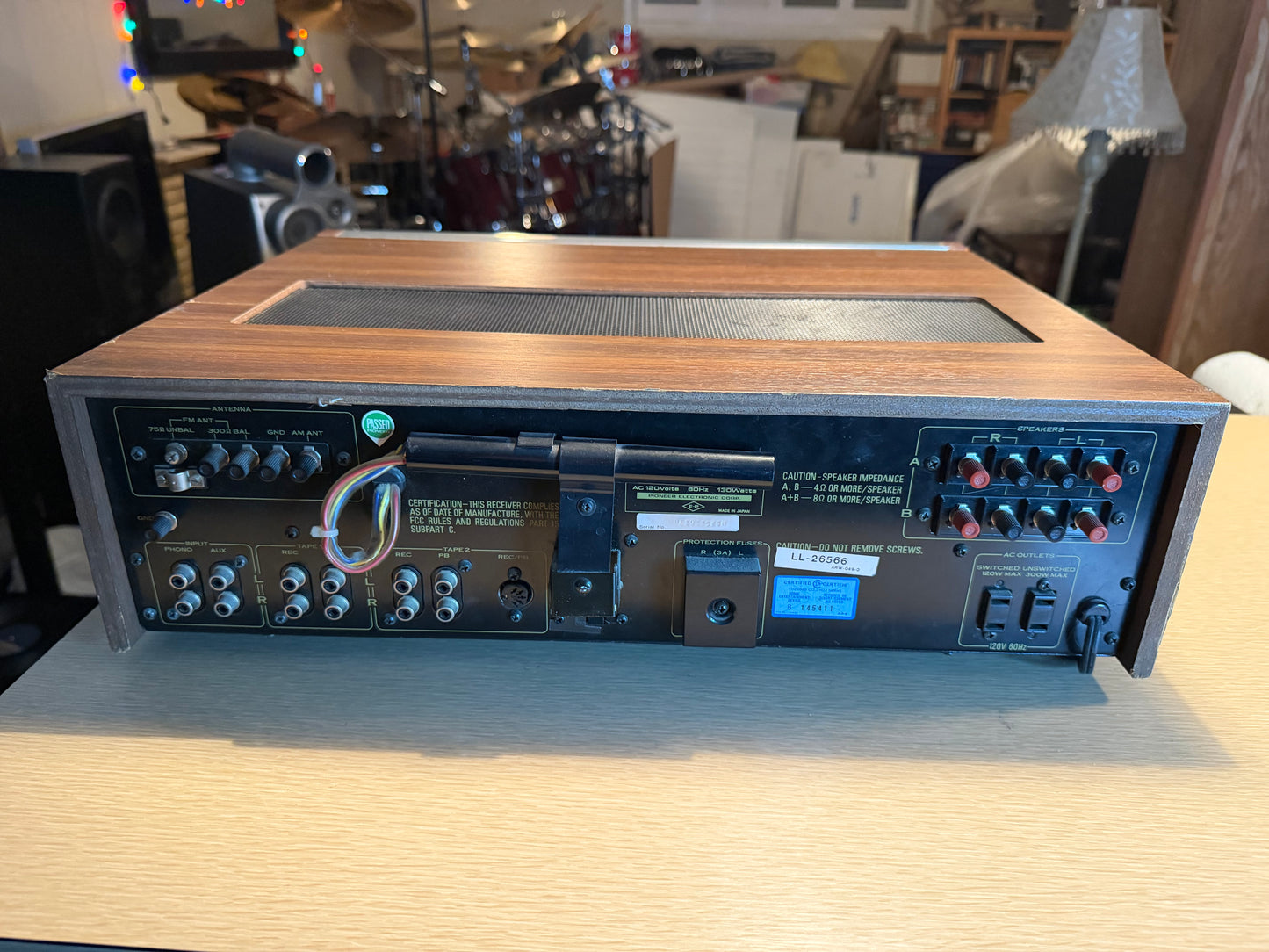 Vintage Pioneer SX-535  AM/FM Stereo Receiver Serviced Works & Cleaned Beauty🎶
