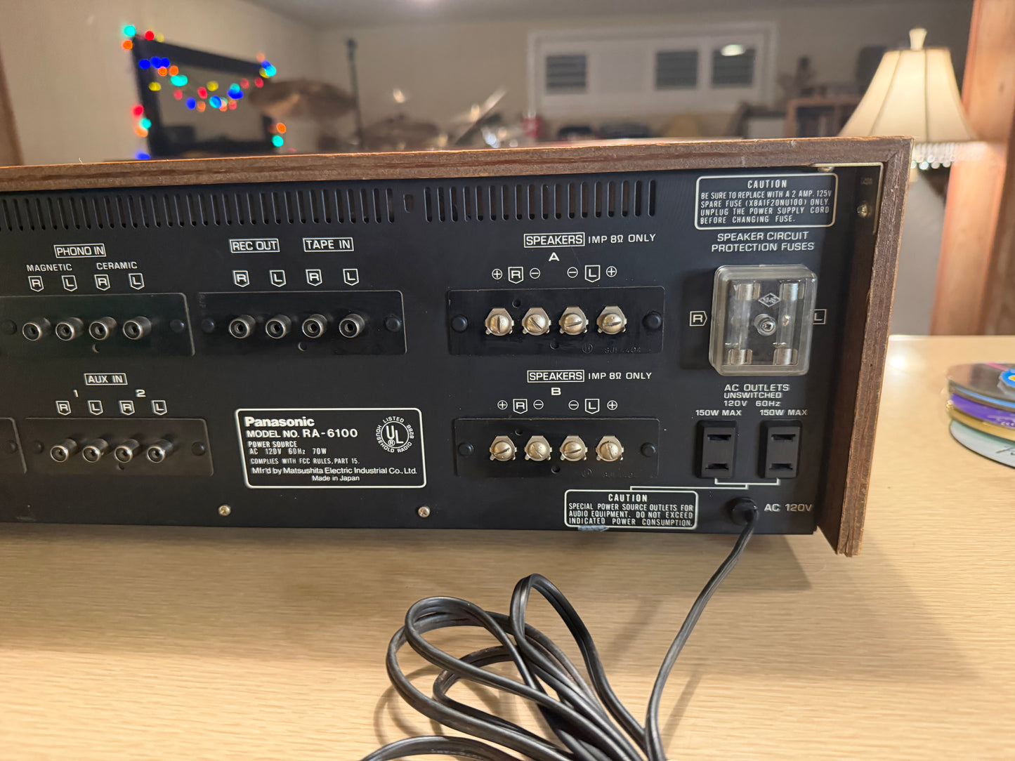Vintage Panasonic RA-6100 35WPC Integrated Stereo Receiver Cleaned & Serviced🎶