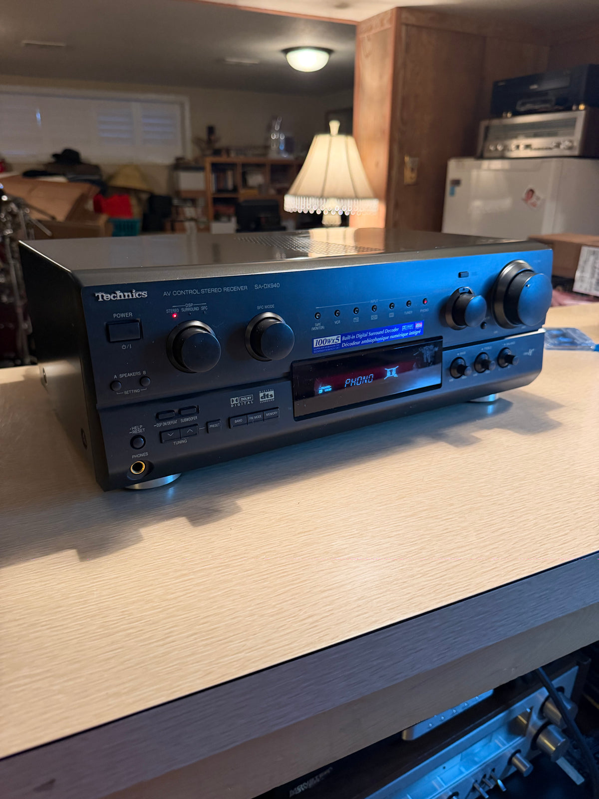 Technics SA-DX940 AV Control Stereo Receiver Vintage 1990's 100WPC Fresh Service