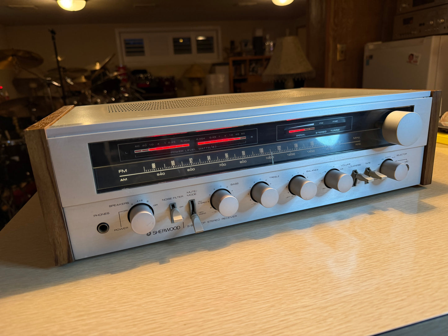 Vintage Sherwood S-8300 CP, 30W AM/FM Stereo Receiver, 1980s. Fresh Service Rare