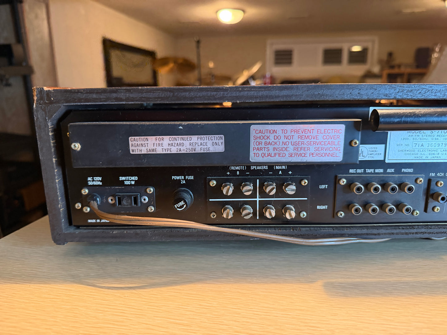 Sherwood S‑7100A Receiver Beauty Face, Tested & Cleaned Sounds Great Very Rare🔥