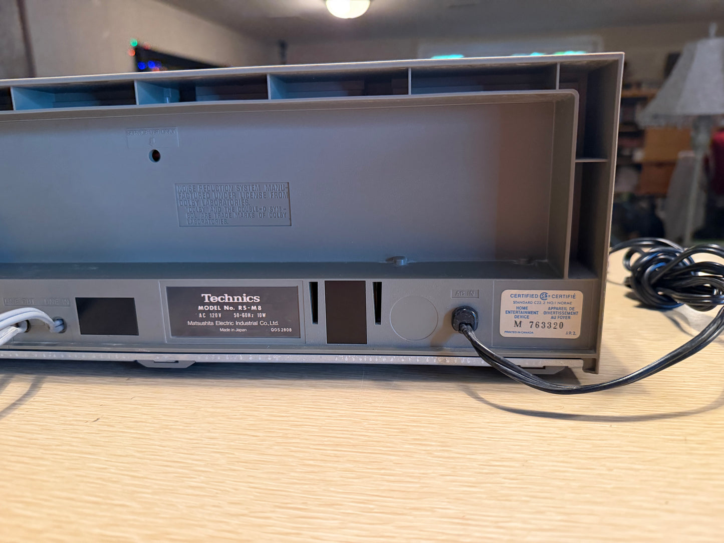 Technics RS - M8 Stereo Cassette Deck Made In Japan FULL FRESH SERVICE NICE!🎶