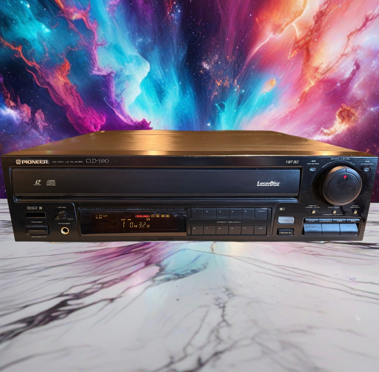 Vintage Pioneer CLD-1190 LaserDisc Player High End RARE Model NEW BELTS Works🔥