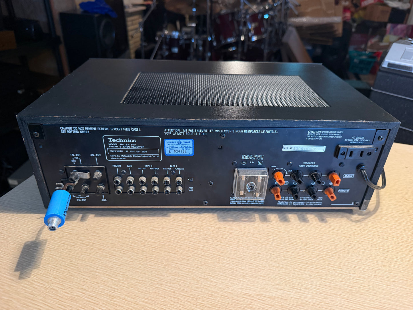 Technics SA-340 Am/Fm Stereo Receiver Amplifier Freshly Serviced Excellent 🎶🔥