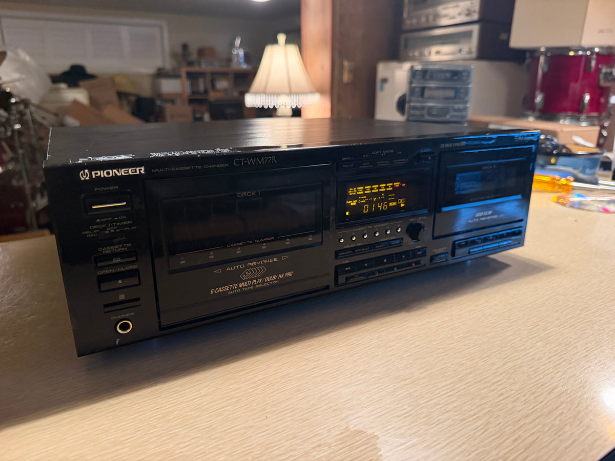 Pioneer CT-WM77R 6+1 Multi Cassette Changer: Extremely Rare Fresh Pro Service🔥