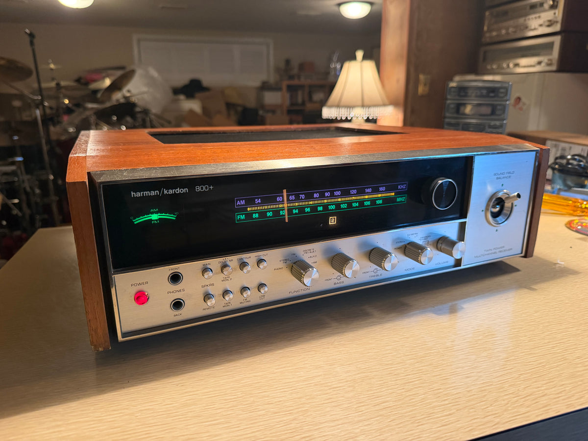 HARMAN KARDON 800+ Rare Vintage Stereo Quadraphonic Receiver Fresh Pro Service🎶