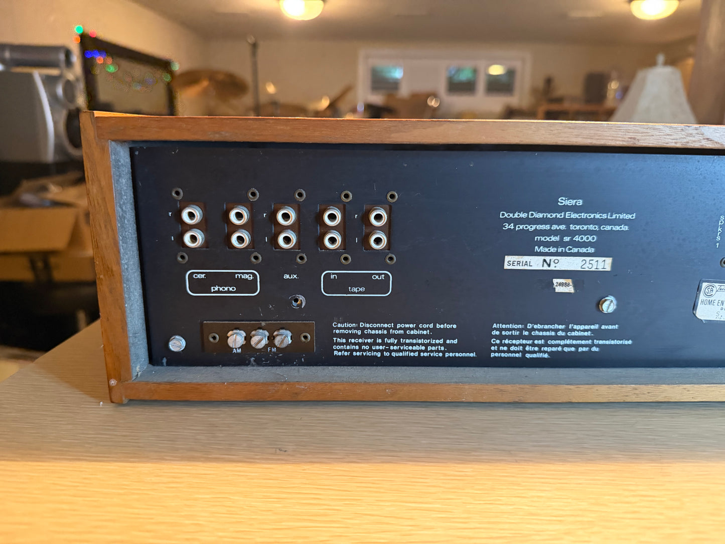 SIERA SR‑4000 Stereo Receiver • Serviced • Vintage Analog FET Extremely Rare🔥🎶