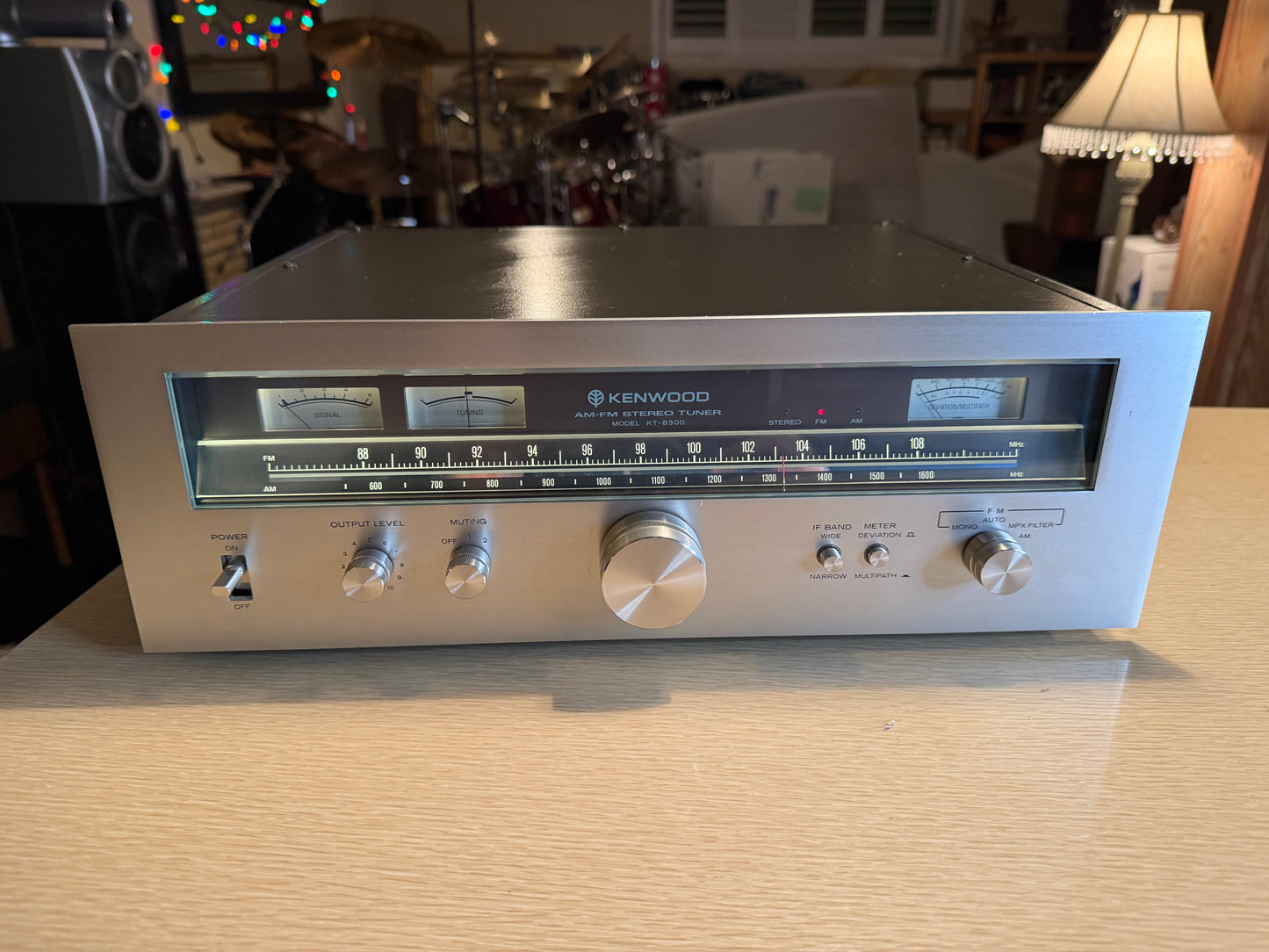 KENWOOD KT-8300 AM/FM Stereo Tuner Tested FULL FRESH SERVICE V RARE BEAUTY🎶🔥