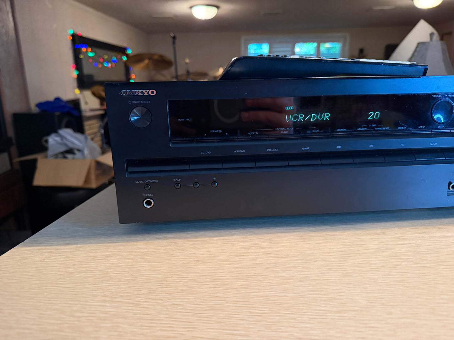 Onkyo HT-R390 AV Receiver Black Home Theater With Remote Freshly Serviced Beauty