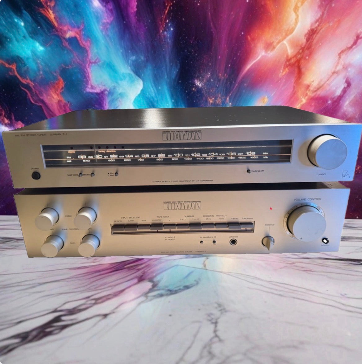 Luxman L-3 Solid State Integrated Amplifier w/ Stereo Tuner T-1 Fresh Service🔥