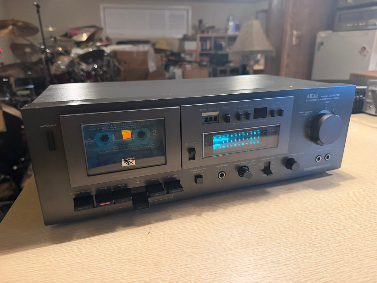 AKAI GX-M10 Cassette Deck High Fidelity Full Fresh Service Works Great V Rare🎶