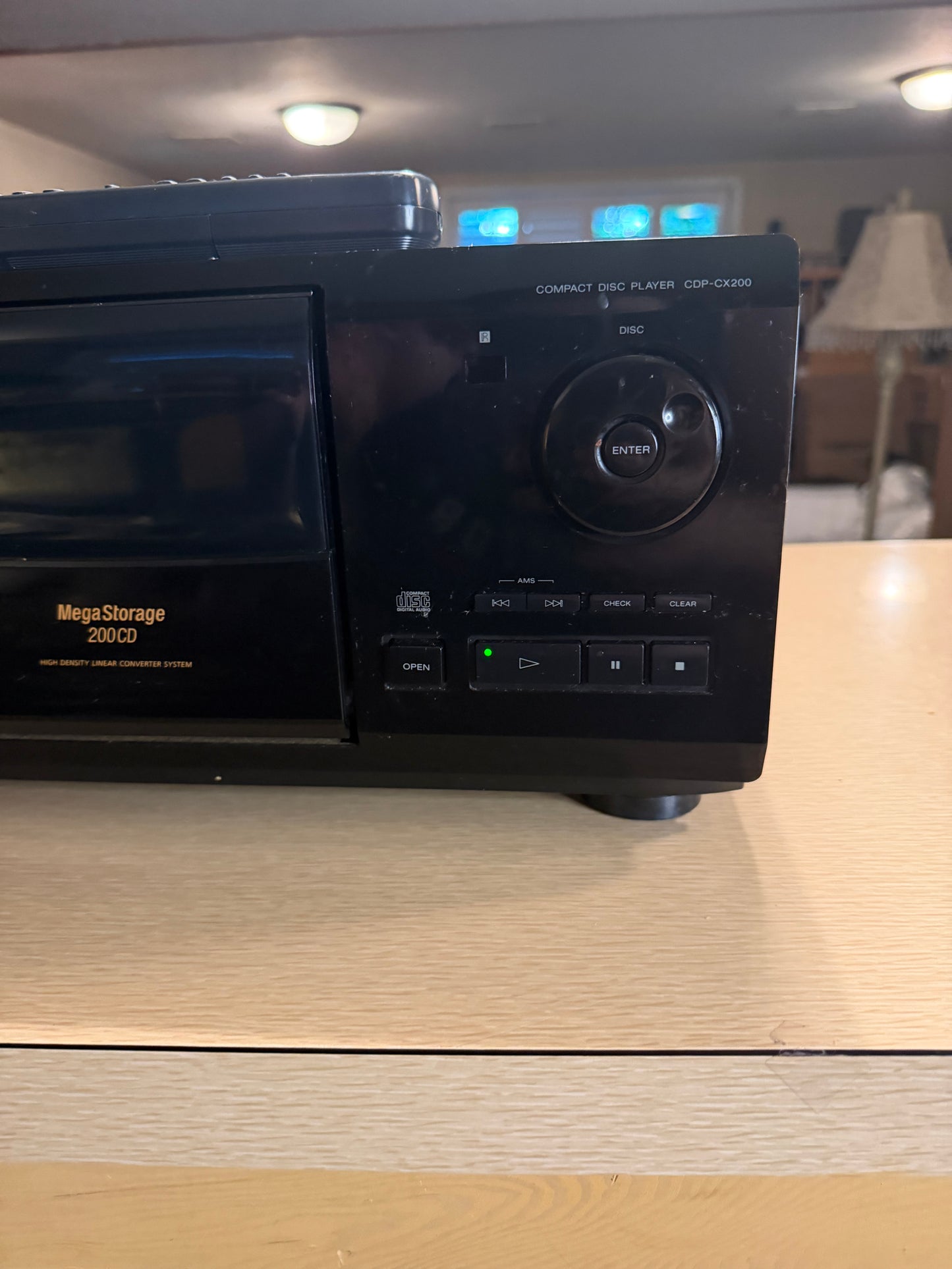 Sony CDP-CX200 Compact Disk Mega Storage 200 Cd Player W/ Remote Fresh Service🎶