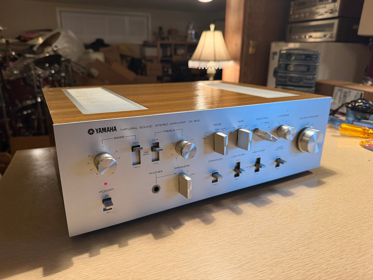 Vintage Mid 1970s Yamaha CA-800 Integrated Stereo Amplifier Pro Service N Mint🔥