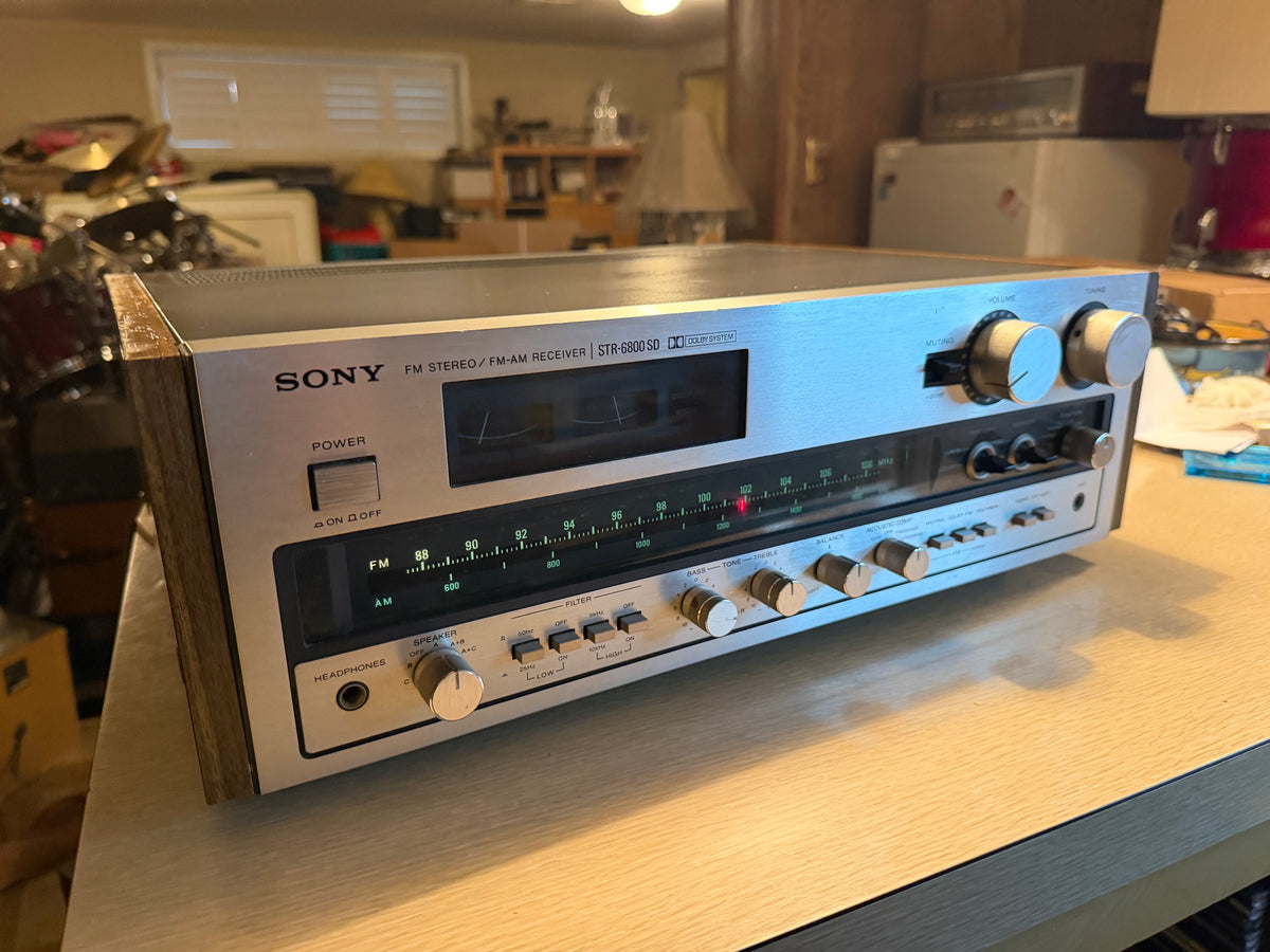 SONY STR-6800SD Hi-Fi Stereo RECEIVER Amplifier True 80WPC Beast Serviced Rare🔥