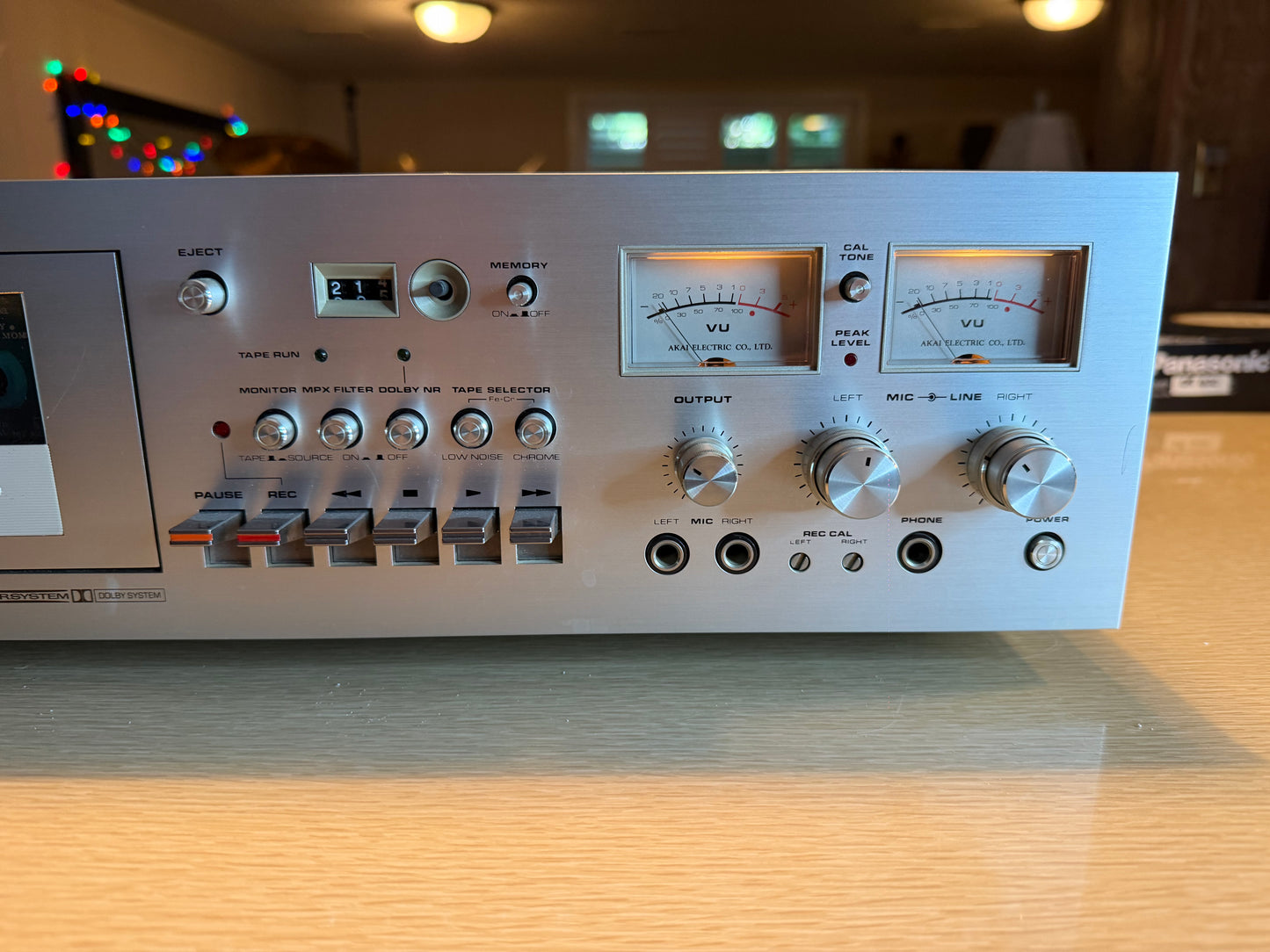 Akai GXC-740 3 Head Cassette Deck EXCELLENT Freshly Serviced Vinyl Finish Wow🎶