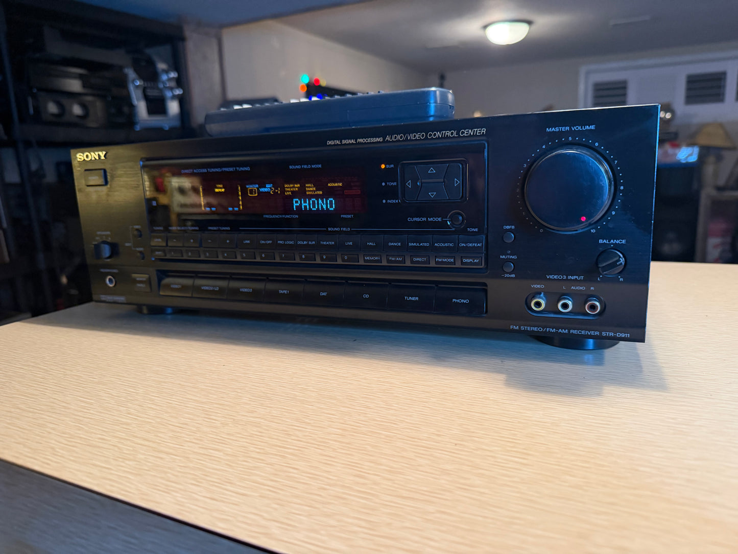 Serviced Sony STR-D911 Digital 100 WPC Audio/Video Control REMOTE BUNDLE Beast🔥