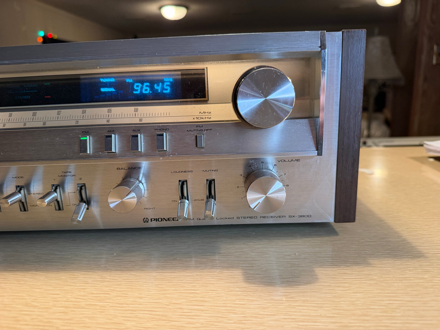 Vintage Pioneer SX-3800 Receiver Amplifier Beautiful Shape Full FRESH Servicing!