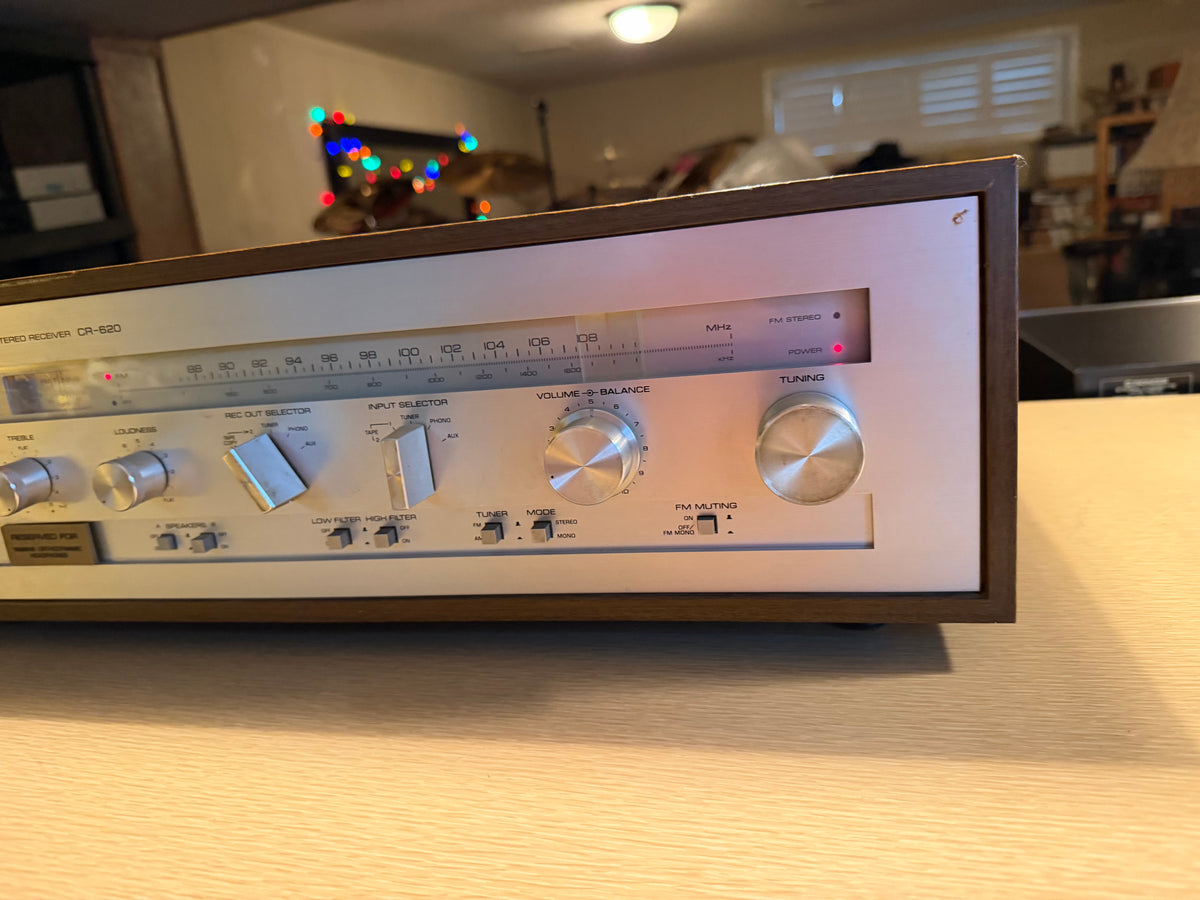 For Repair Yamaha CR-620 Natural Sound AM/FM Receiver, Powers On Volume Issue