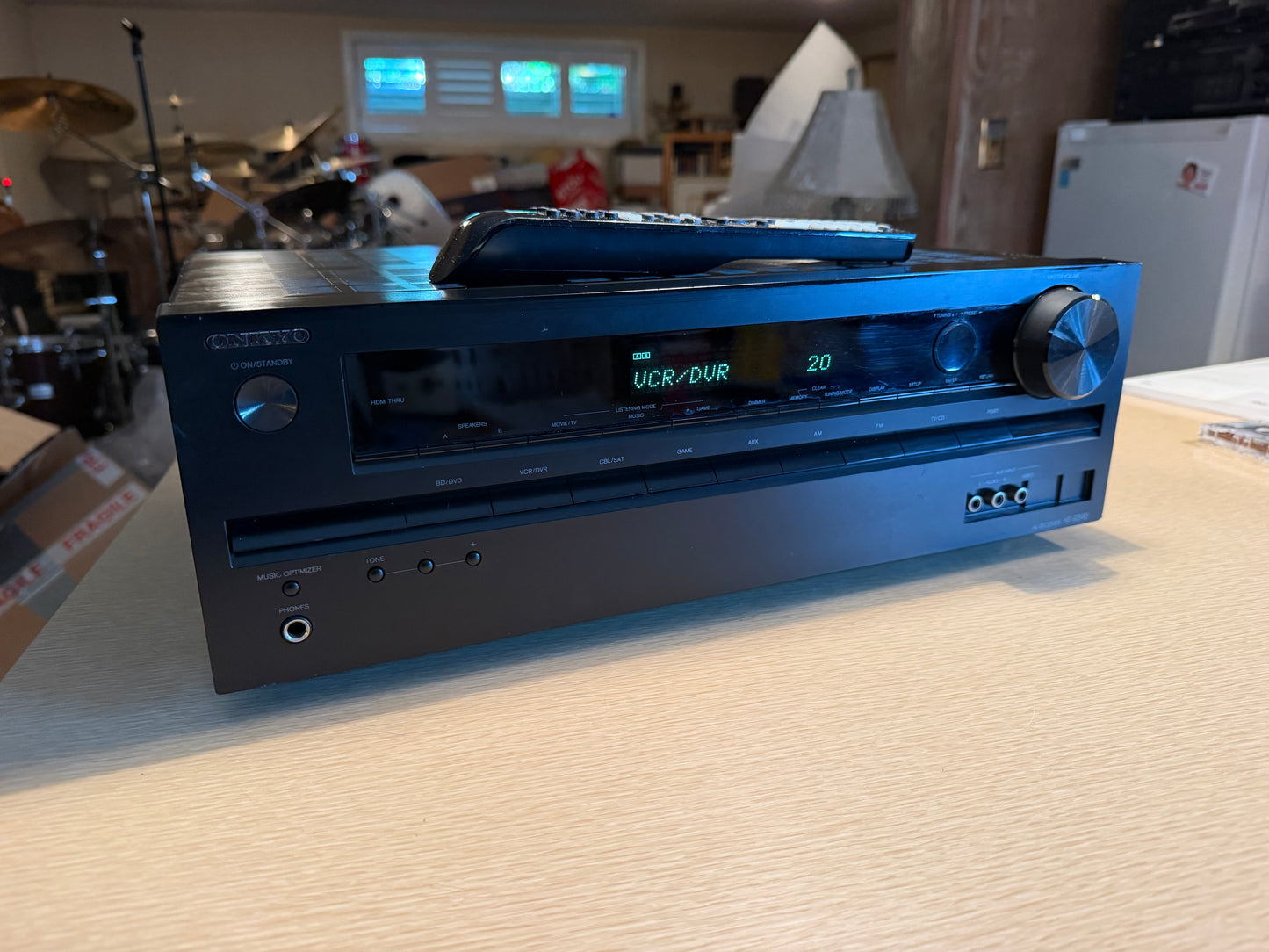 Onkyo HT-R390 AV Receiver Black Home Theater With Remote Freshly Serviced Beauty