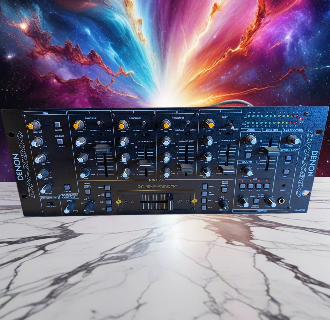 Vintage Denon DN-X800 Hybrid Mixer Rare Very Low Usage Serviced Very Rare 💎🔥
