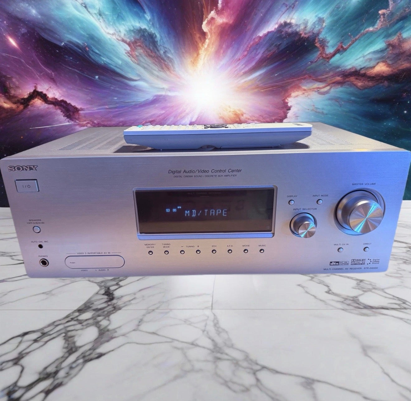 Sony STR-DG500 7.1 Ch HDMI Home Theater Receiver Stereo + Remote Bundle Serviced