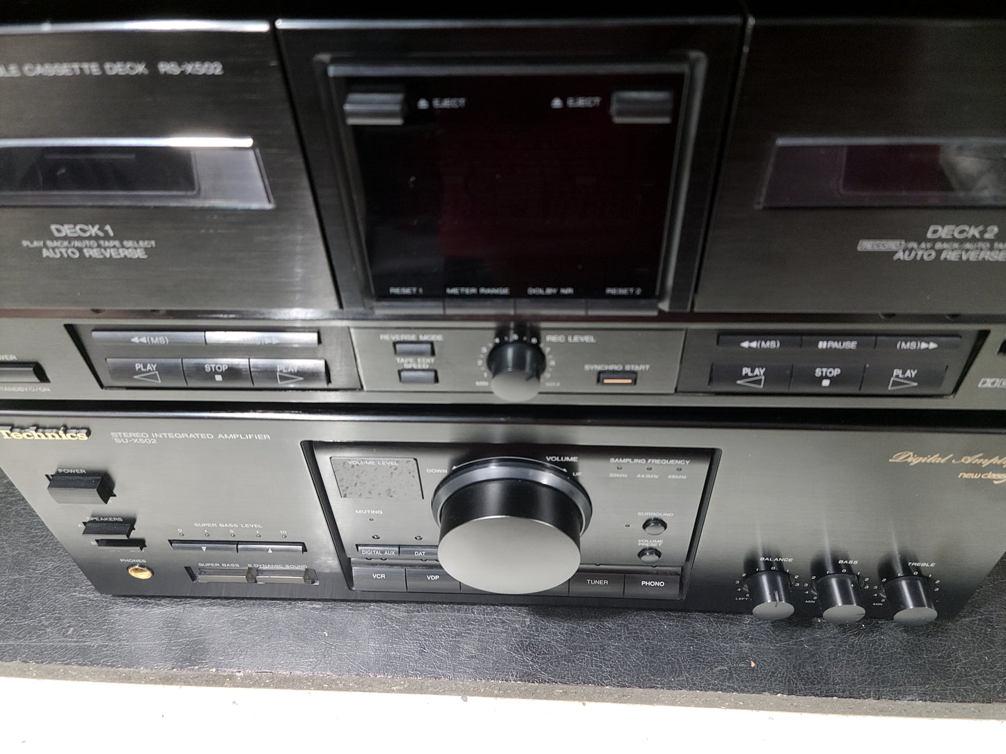 Technics Vintage Stack System SU-X502D Fully Working Rare Hifi Separates