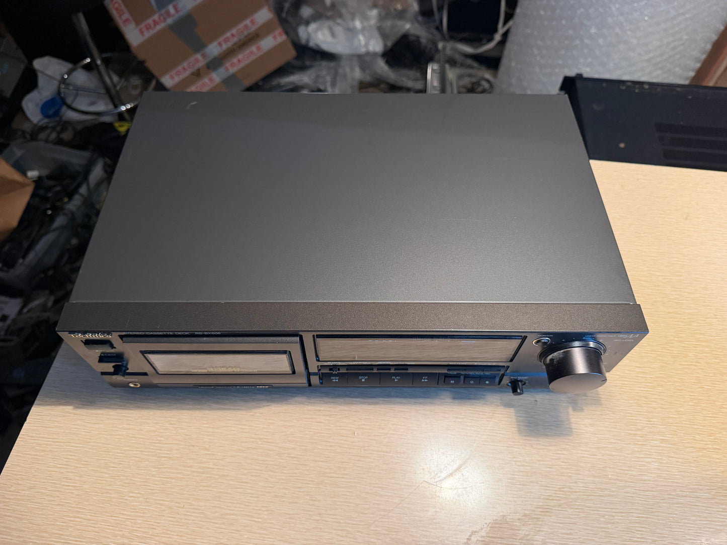 Technics RS-BX606 3-Head Tape Deck Quartz Direct Drive System Fresh Pro Service!