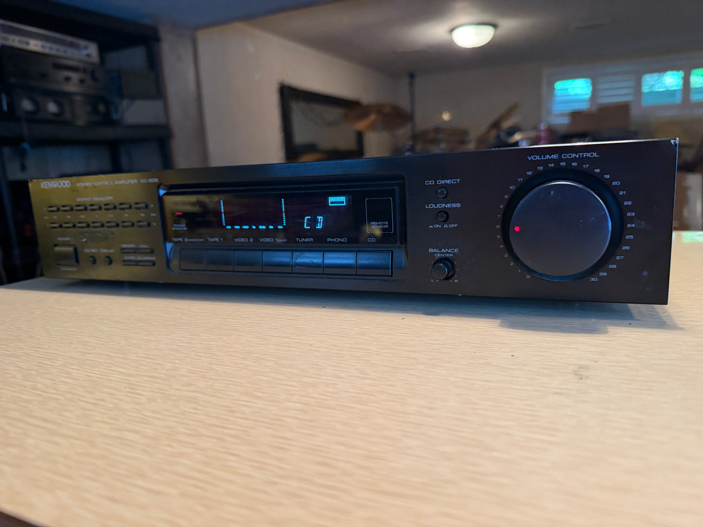 Kenwood KC-209 Vintage Stereo Control Amplifier EQ - Serviced Equalizer Rare🎶🔥