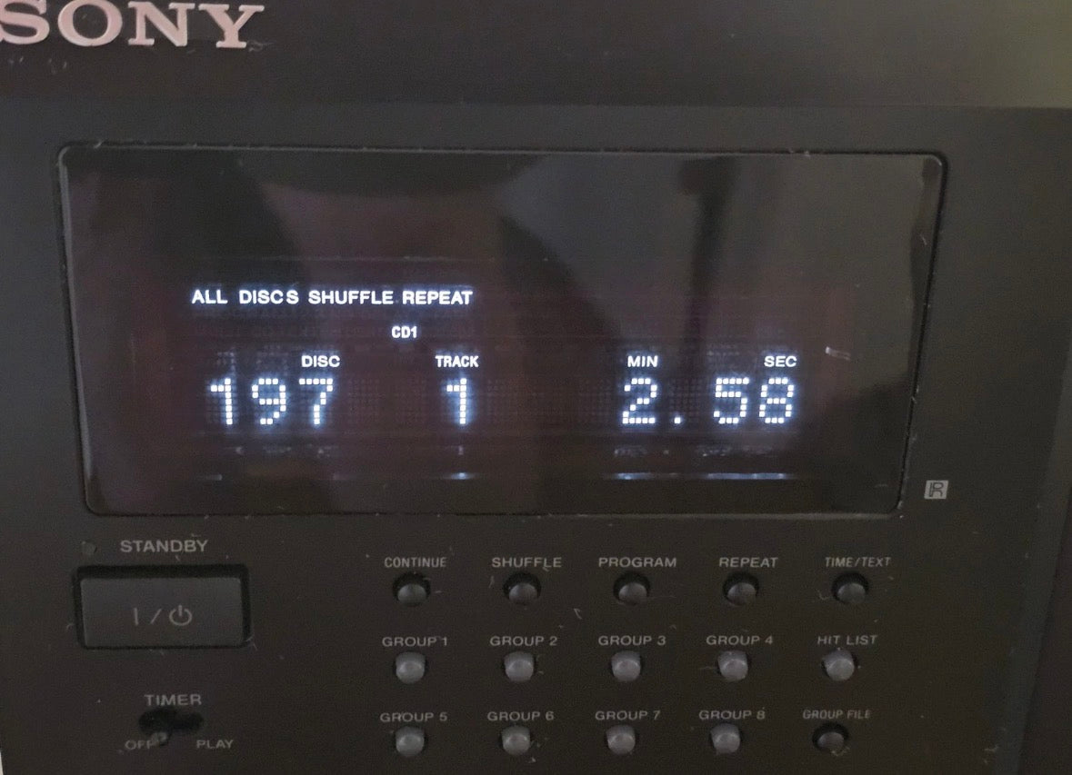 Sony CDP-CX335 Mega Storage Compact Disc 300 CD Changer Player *FULL SERVICE*🔥
