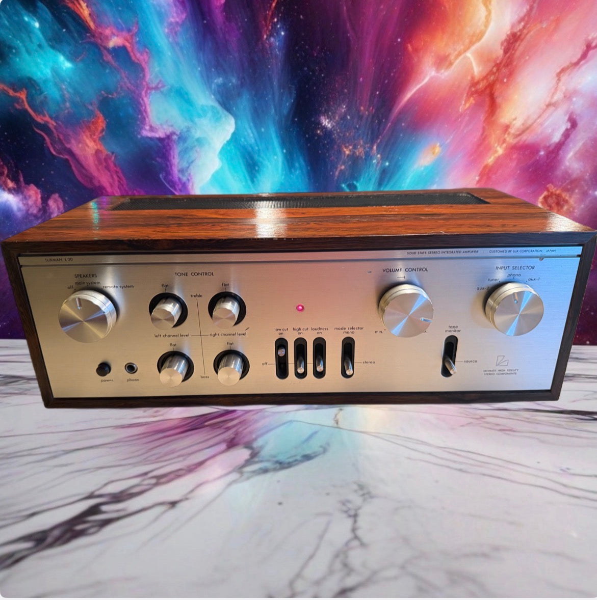 Vintage Luxman L-30 Integrated Amplifier Serviced With Oem Manual Excellent CND!