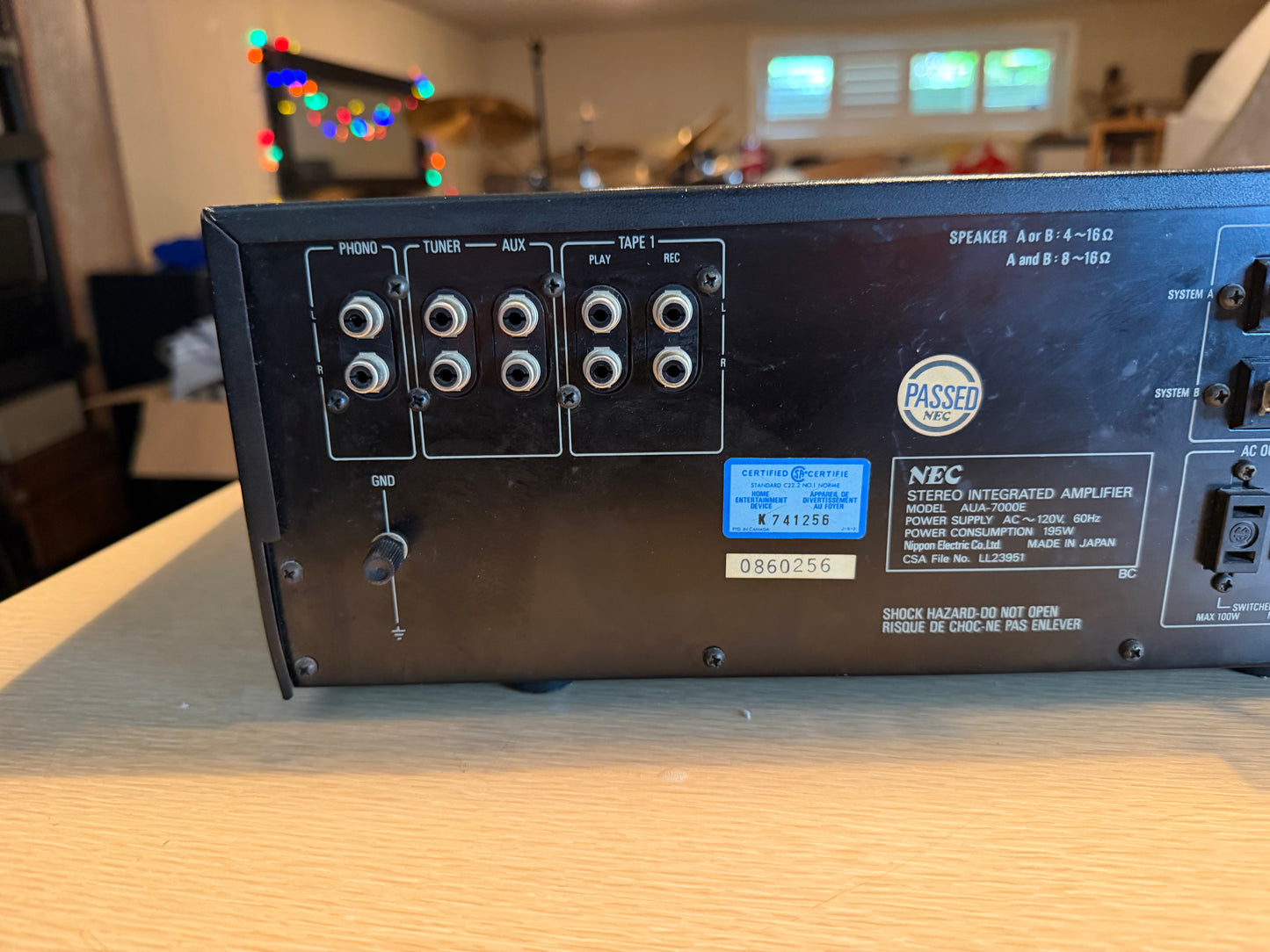 NEC AUA-7000E Authentic Series Stereo Integrated Amplifier X Rare Serviced 45WPC