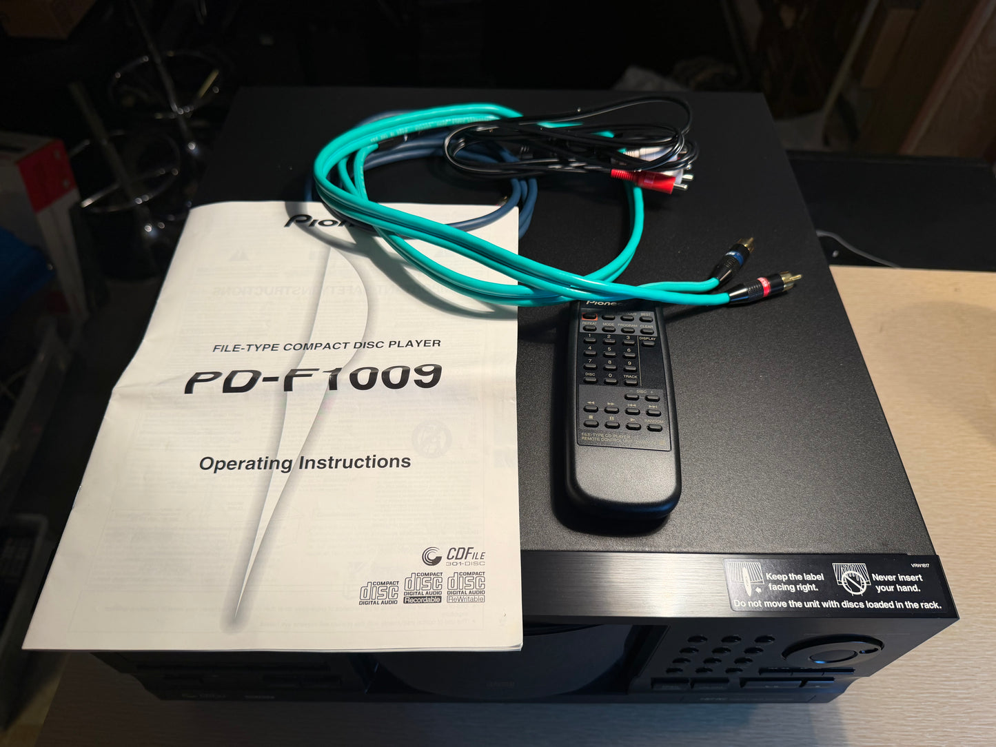 Pioneer  PD-F1009 301 CD Carousel Changer w/ Remote Like New MINT V Low Usage🔥