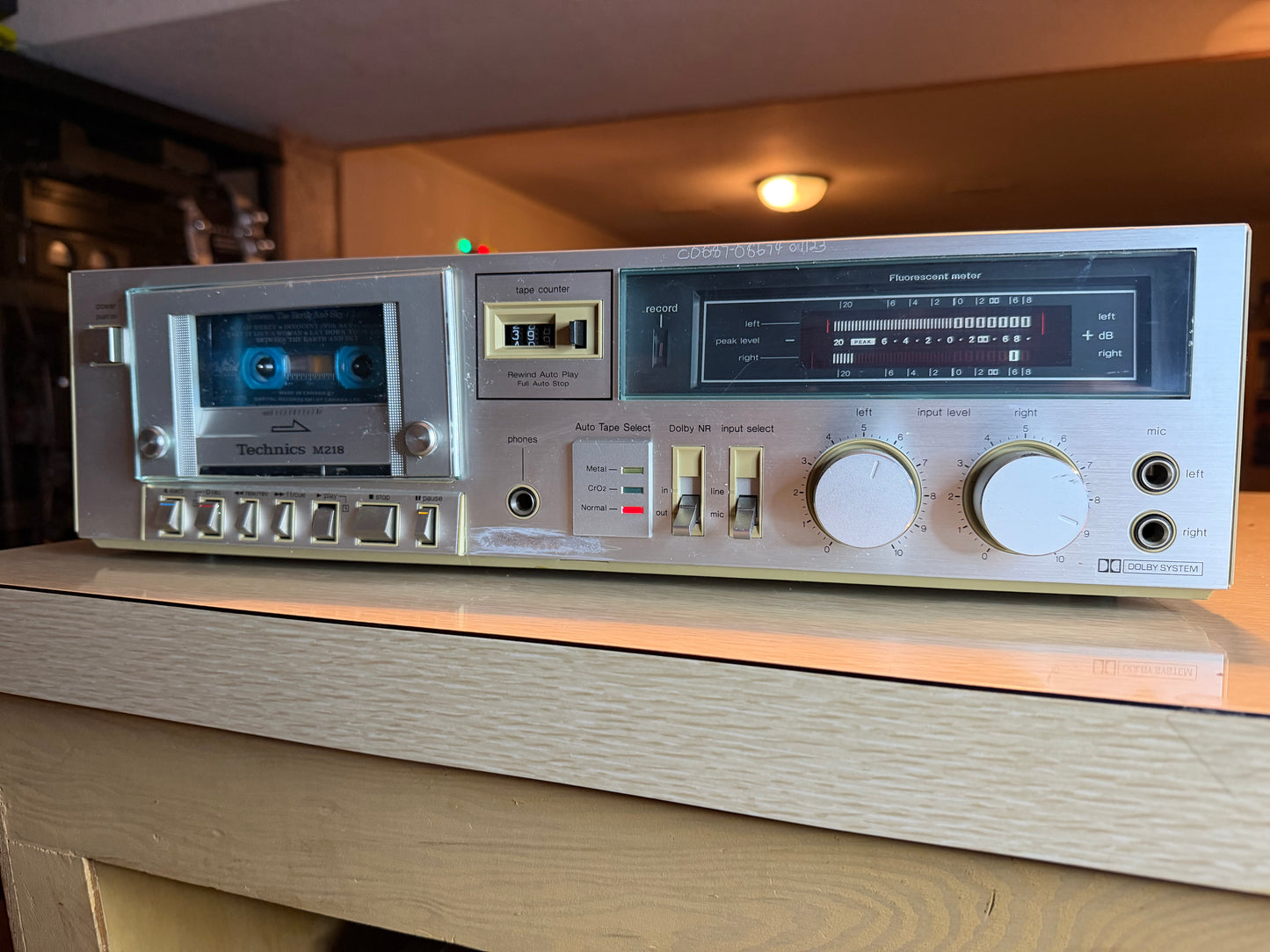 Technics RS-M218 Cassette Tape Deck Player  (SERVICED) High Fidelity Rare🎶🔥