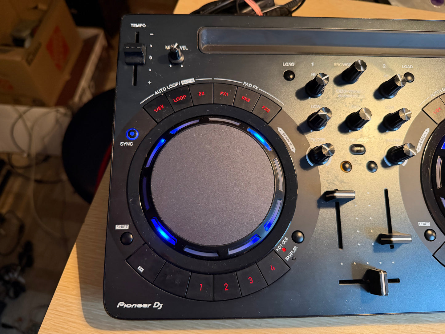 Pioneer DDJ-WeGO4-K DJ Controller Fully Operational High Fidelity Low Usage 🎶🔥