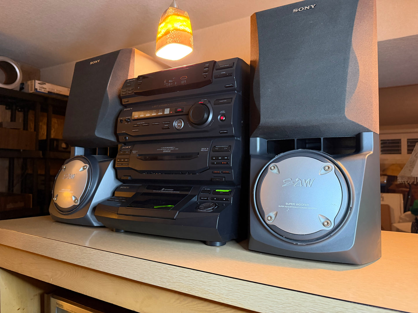 Vintage Sony LBT-D590 Model HCD-D590 Stereo System Tested Fully Functional 🔥