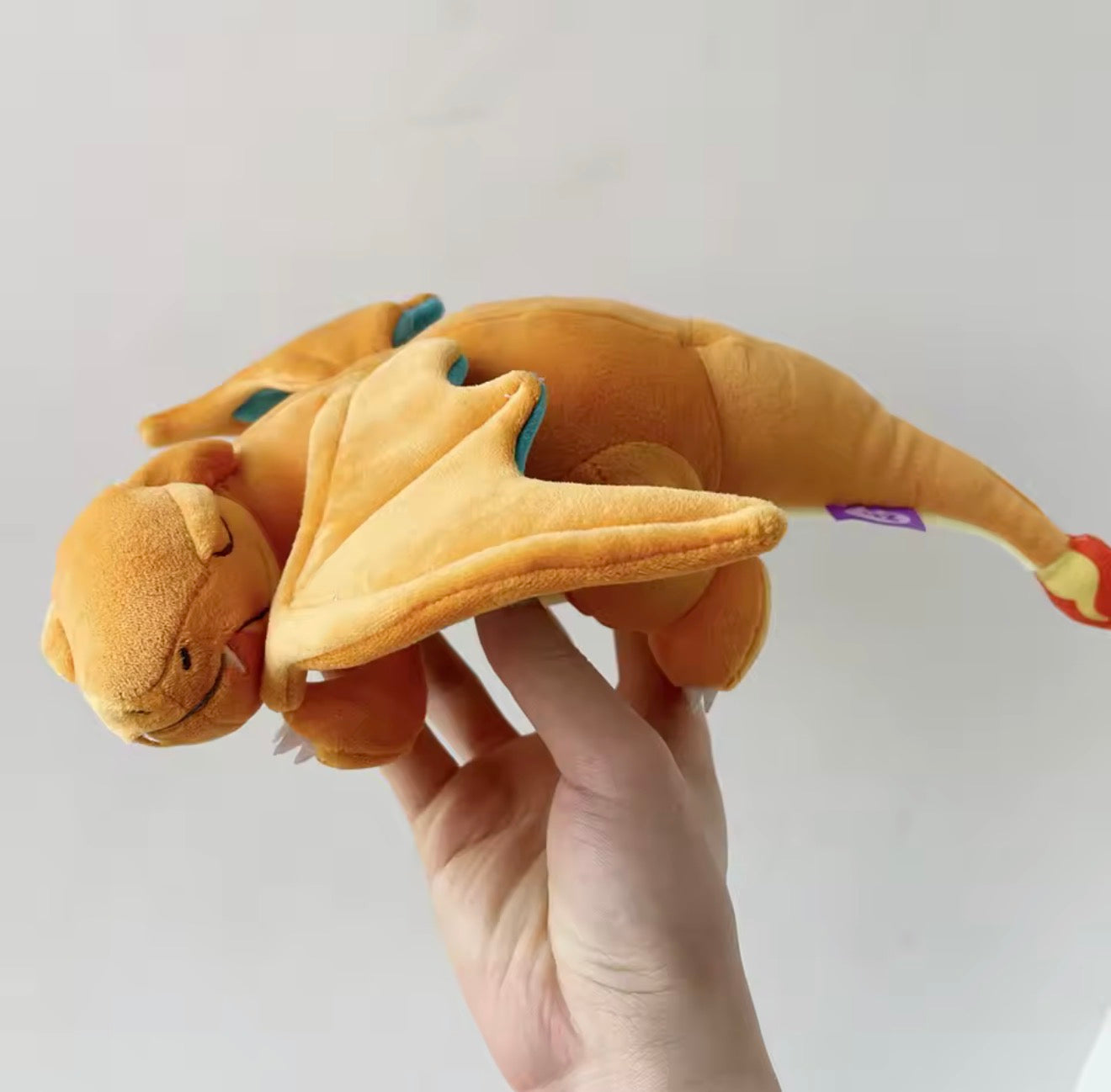 Sleeping Charizard Plush 18cm • Cute Pokémon Soft Toy • Kawaii Dragon Gift🔥