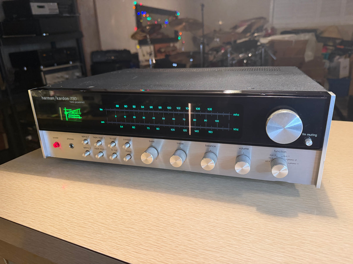 Harman Kardon 730 Twin Powered Stereo Receiver Vintage Fresh Pro Service Beauty!