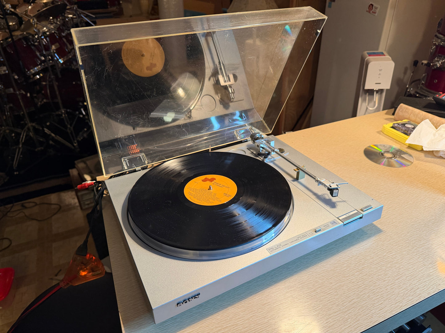 Vintage Sony PS-LX2 Direct Drive Turntable W/ Nice Premier Cartridge SERVICED🎶