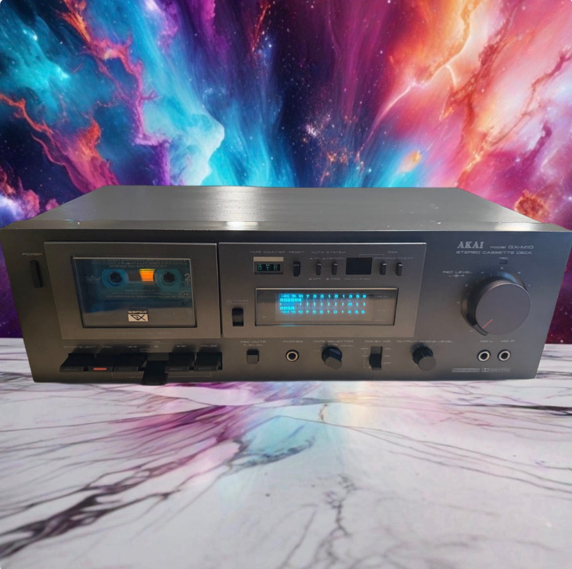 AKAI GX-M10 Cassette Deck High Fidelity Full Fresh Service Works Great V Rare🎶