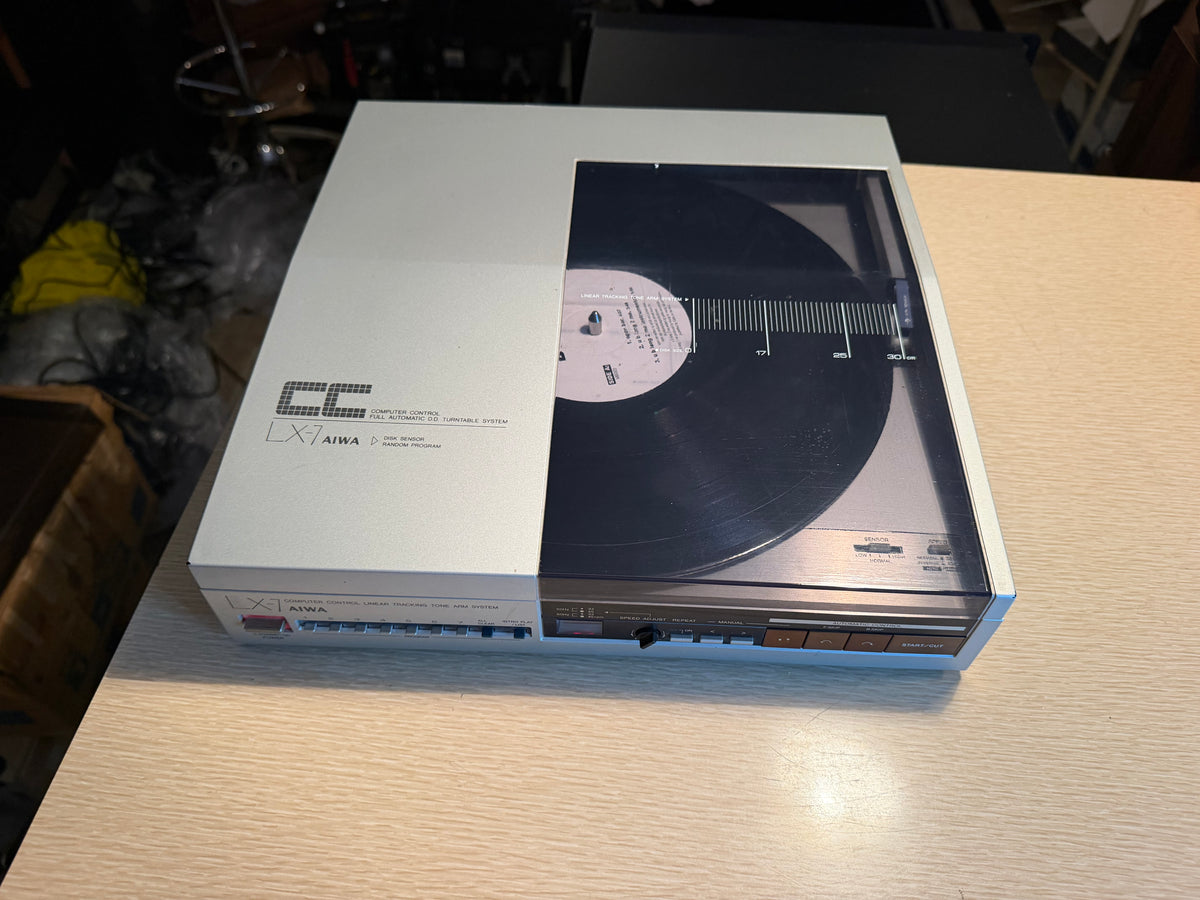 Aiwa LX-7 Linear Tracking Fully Automatic Direct Drive Turntable Fresh Service🔥