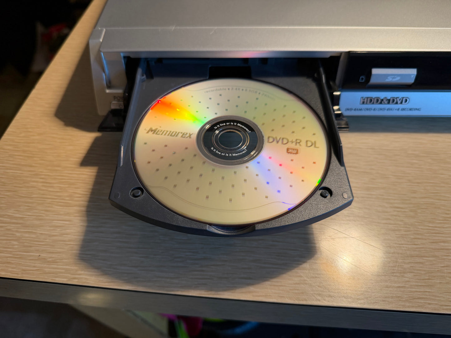 Panasonic DMR-EH50 HDD DVD Player and Recorder 100GB With Remote/Cables Tested🔥