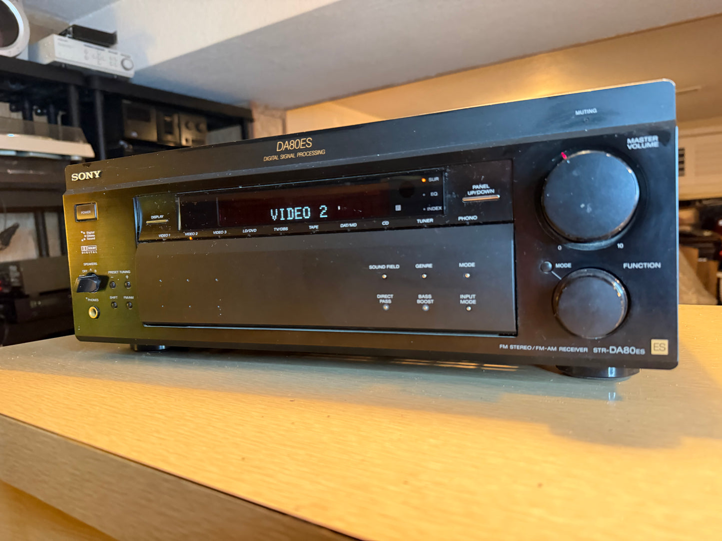 Sony STR-DA80ES 5.2 Channel AV Receiver FM AM Home Theater Fully Tested+Cleaned (Copy)