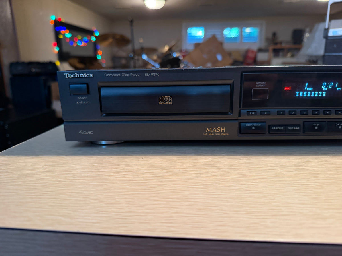 Technics SL-P370 CD Player MASH 4 DAC Tested Working 1990 Made in Japan V Rare🎶